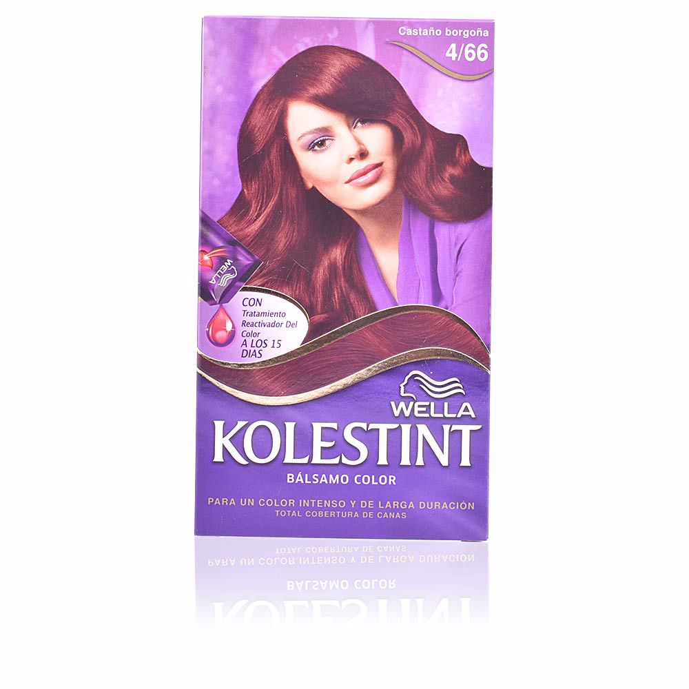 KOLESTINT balm dye color #4.66 burgundy brown 1 unit