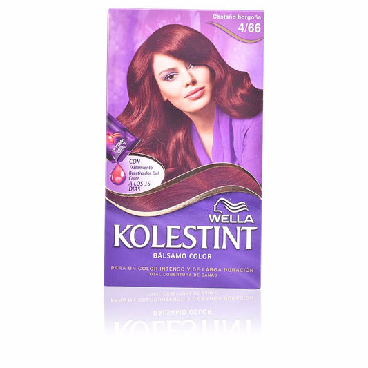 KOLESTINT balm dye color #4.66 burgundy brown 1 unit
