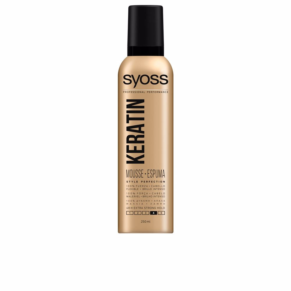 KERATIN flexible and shiny mousse 250 ml