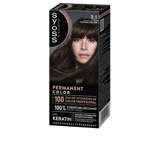 PERMANENT COLOR #3.1-Castaño Oscuro 1 u