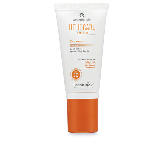 HELIOCARE COLOR sunscreen with cream gel color SPF50 #brown 50 ml
