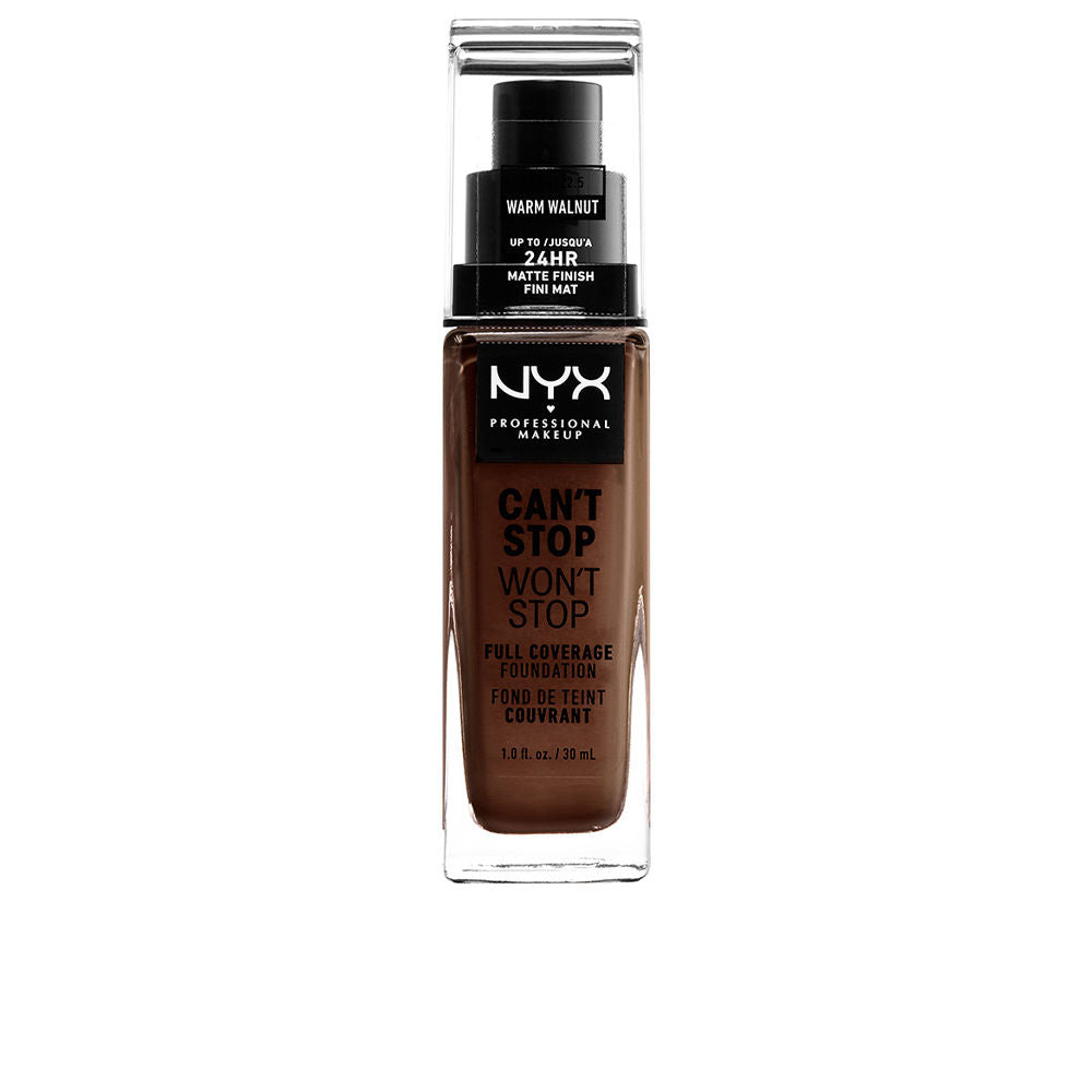 CAN'T STOP WON'T STOP full coverage foundation #warm walnut