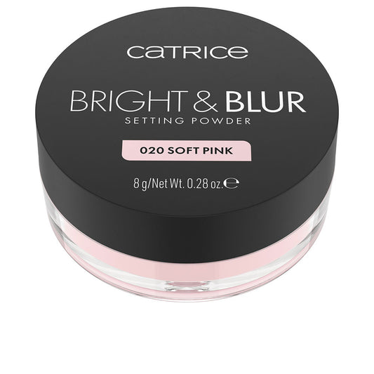 BRIGHT &amp; BLUR loose setting powder #020-Soft Pink 8 gr