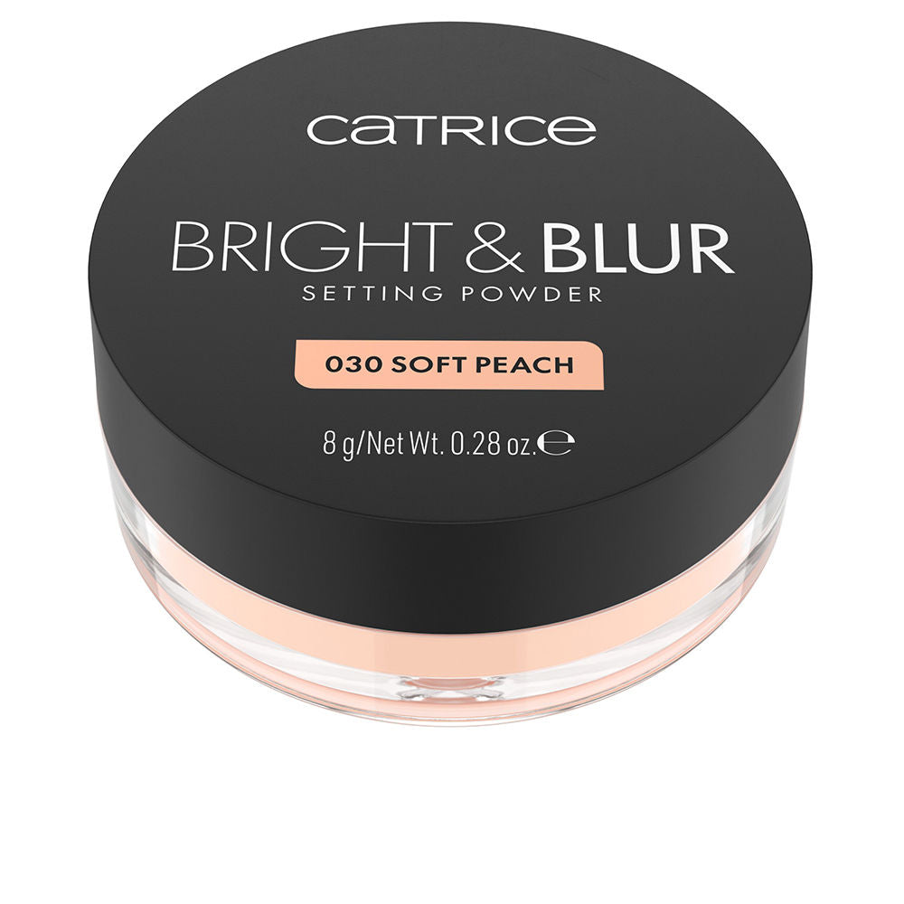 BRIGHT &amp; BLUR loose setting powder #030-Soft Peach 8 gr