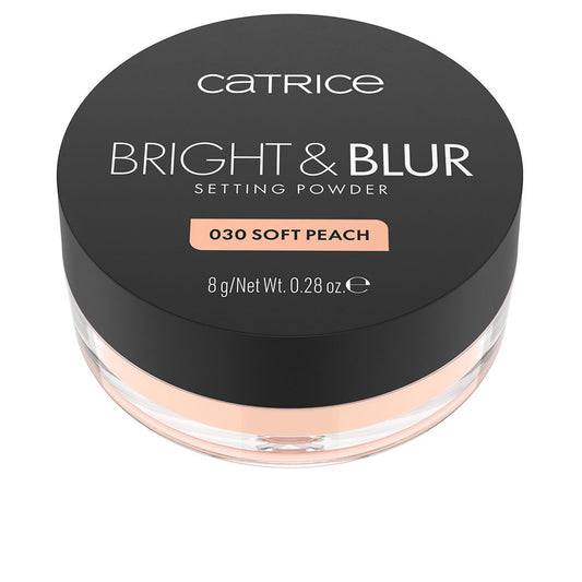 BRIGHT &amp; BLUR loose setting powder #030-Soft Peach 8 gr