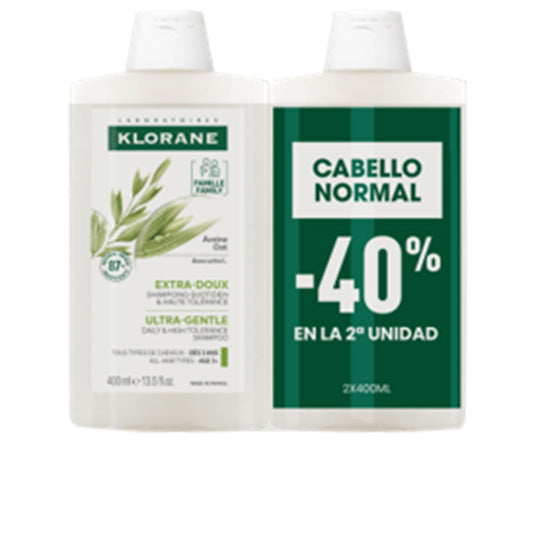 A LA LECHE DE AVENA champú extrasuave duo 2 x 400 ml