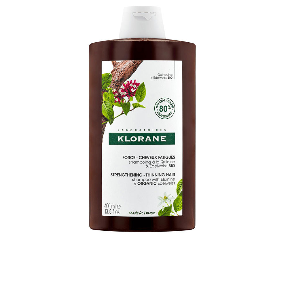 QUININE AND EDELWEISS BIO hair loss shampoo 400 ml