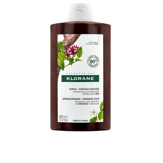 QUININE AND EDELWEISS BIO hair loss shampoo 400 ml