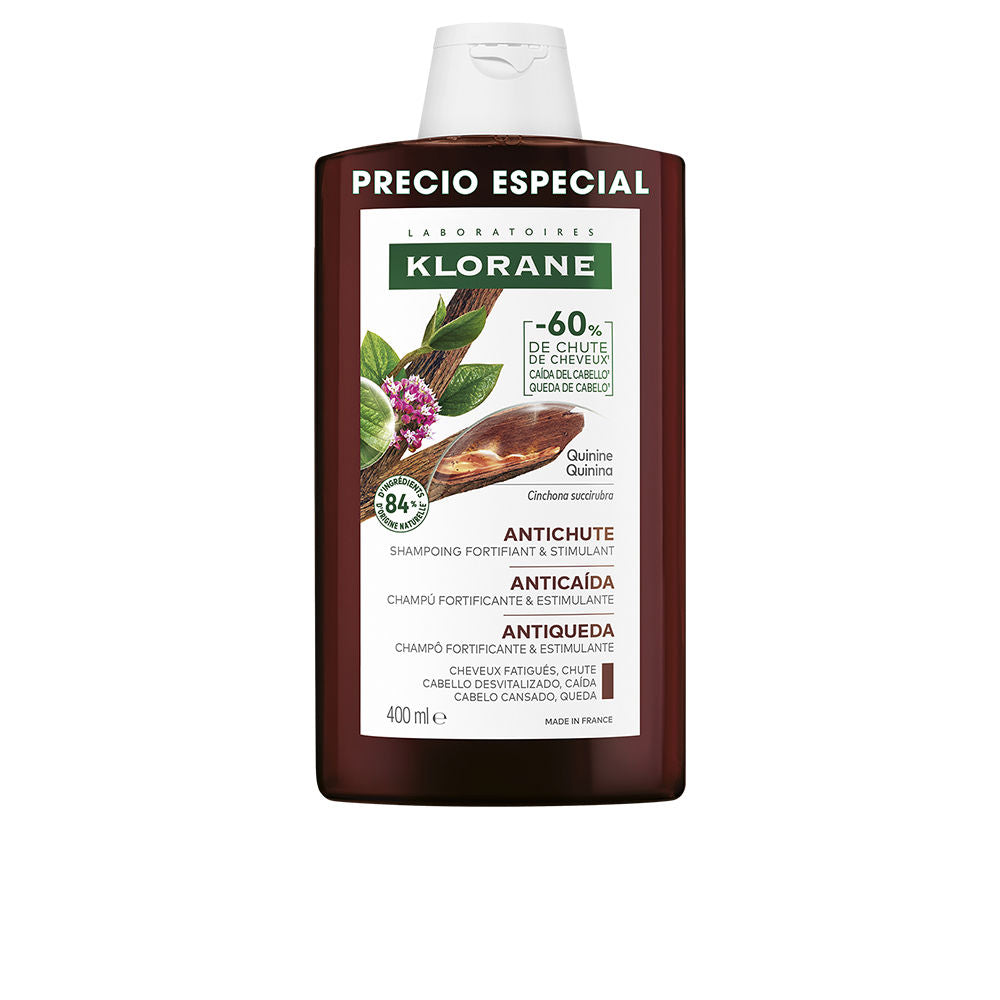 With Quinine and Edelweiss Organic Anti-Hair Loss Shampoo 400ml