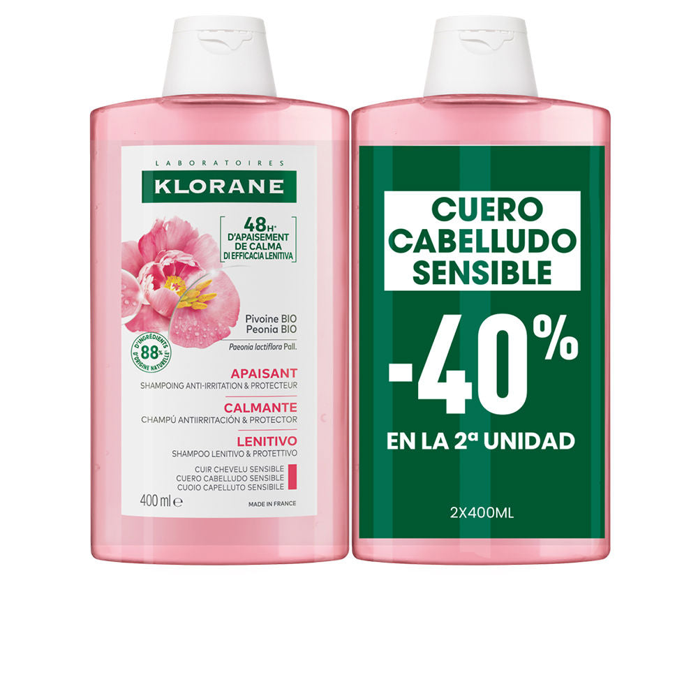 A LA PEONY BIO soothing shampoo duo 2 x 400 ml