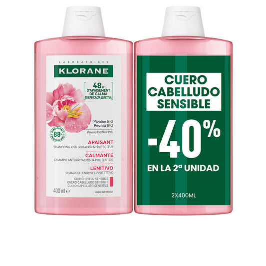 A LA PEONY BIO soothing shampoo duo 2 x 400 ml