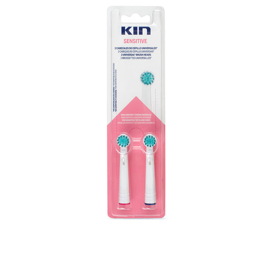 KIN SENSITIVE cabezal cepillo eléctrico universal 2 u