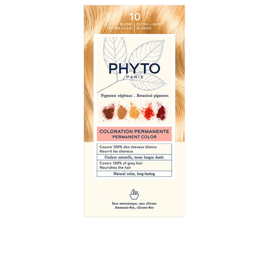 PHYTOCOLOR #10-rubio extra claro 4 u