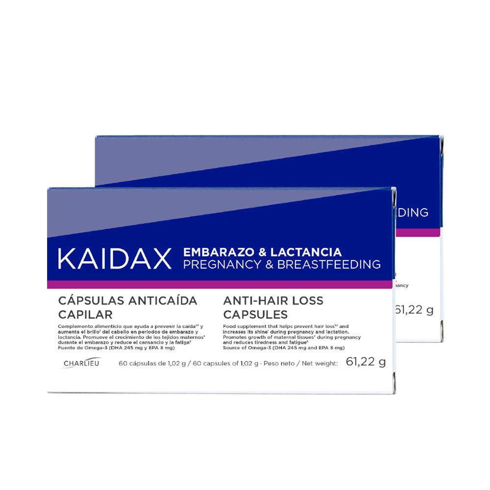 KAIDAX capsules pregnancy &amp; breastfeeding pack 2 x 60 capsules