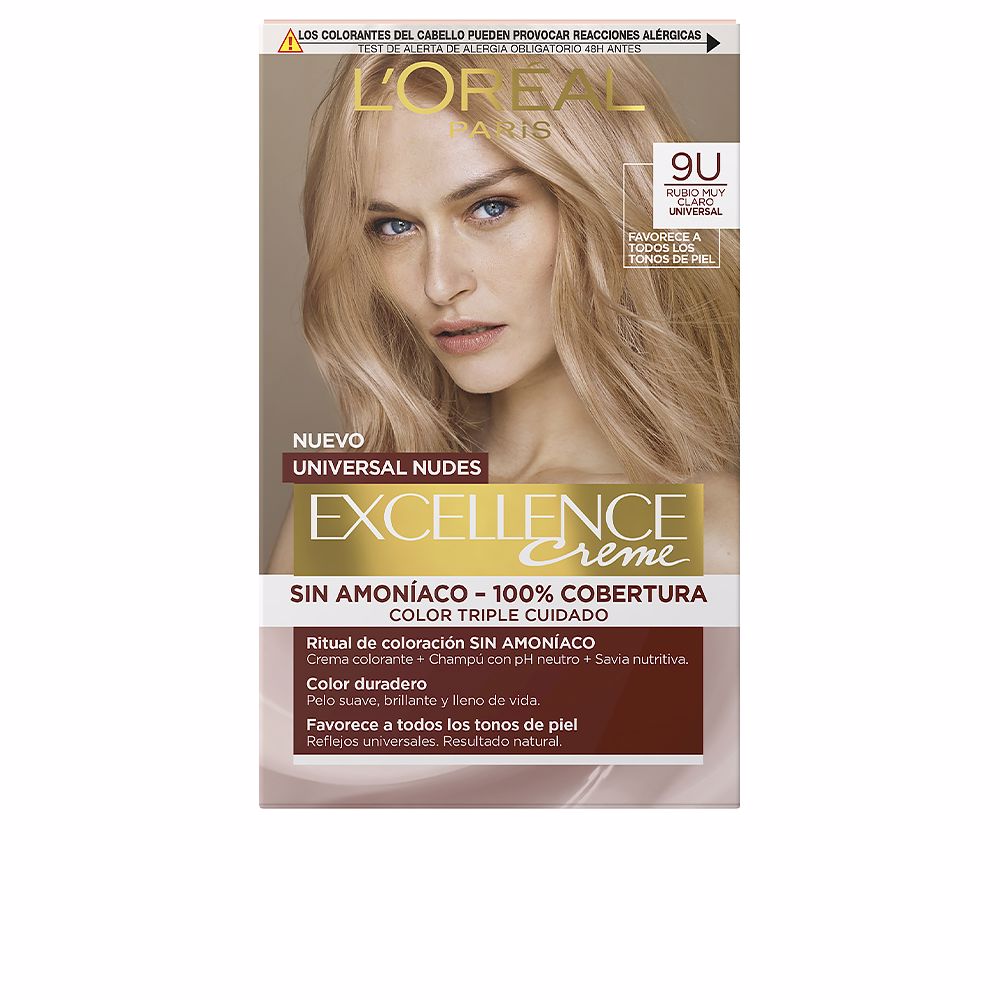 L'Oréal Paris Excellence Nudes Dye #9U-Very Light Blonde 5 U