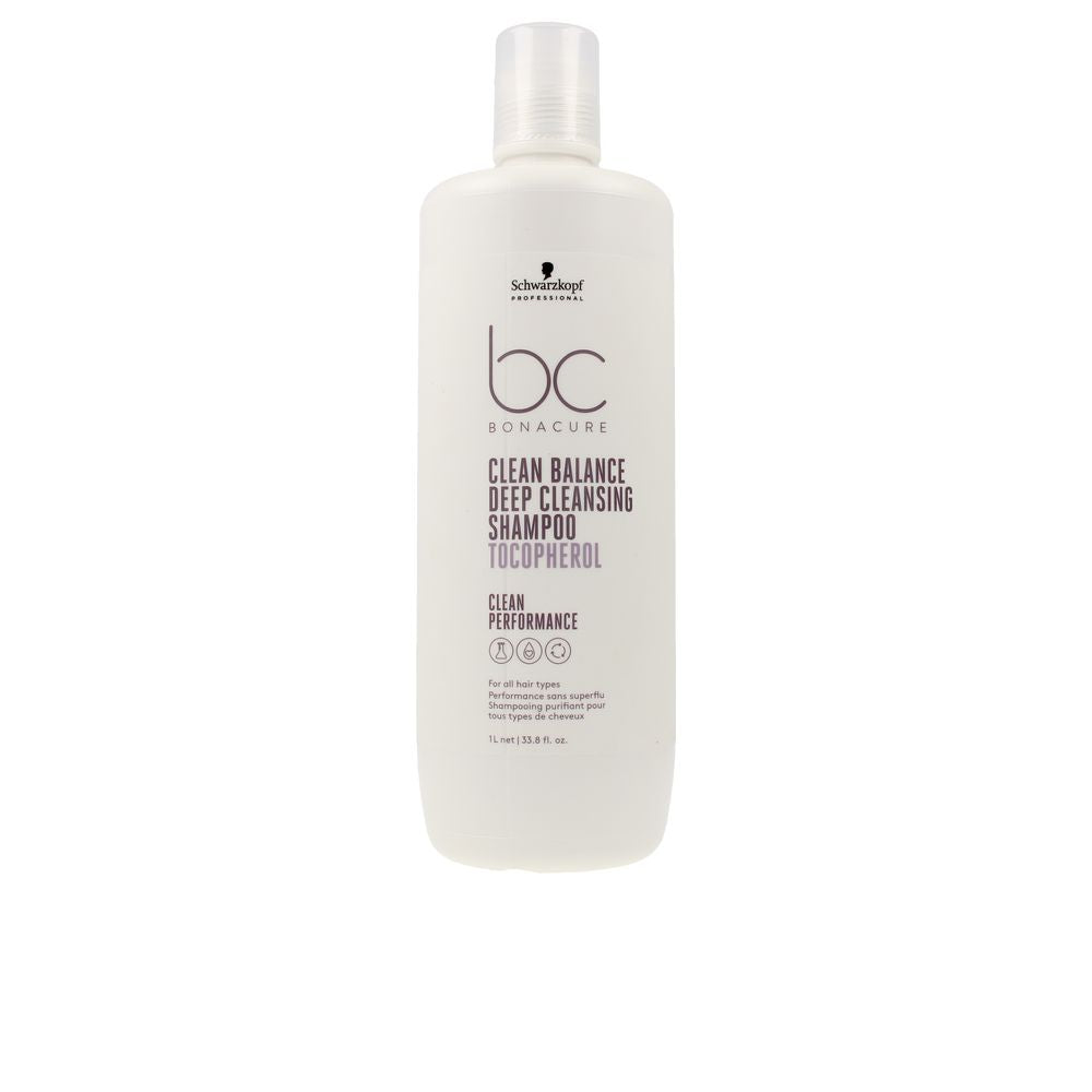 Schwarzkopf Bc Clean Balance Deep Cleansing Shampoo 1000 Ml
