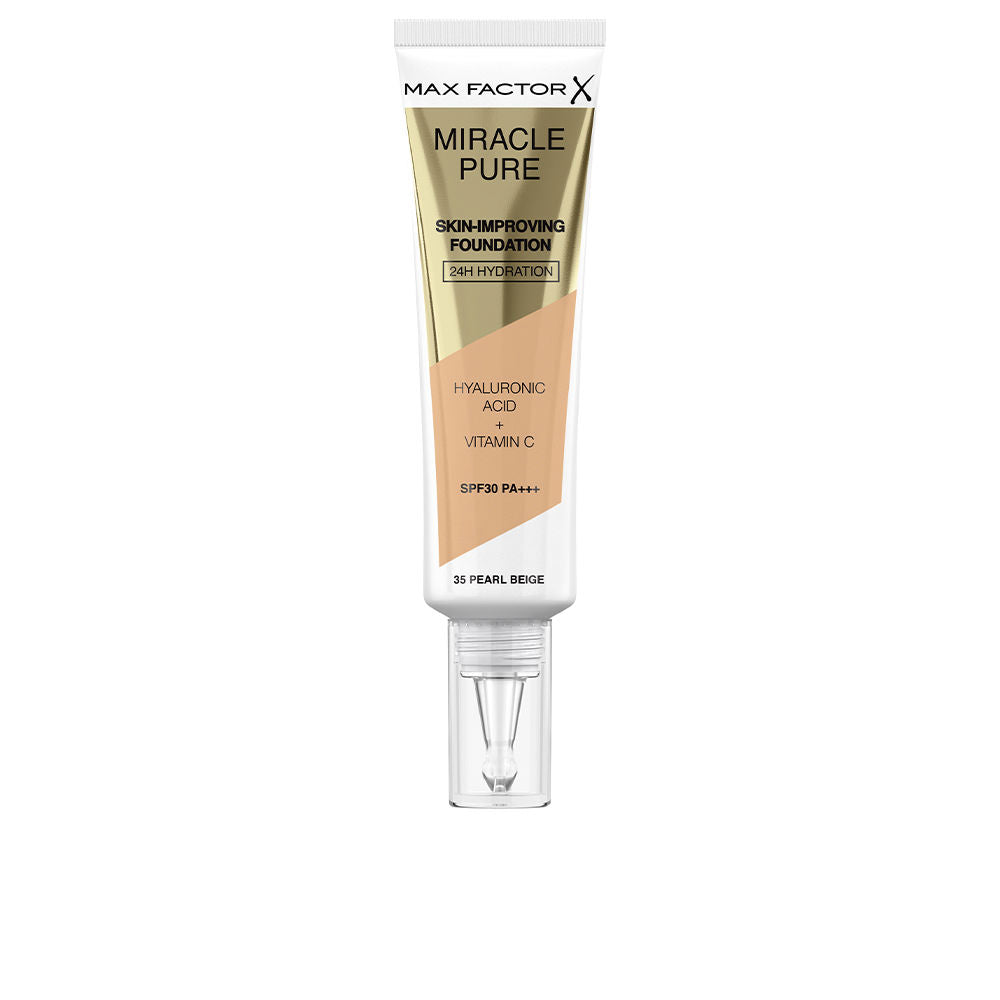 Max Factor Miracle Pure Foundation Spf30 #35-Pearl Beige - Salevare.com
