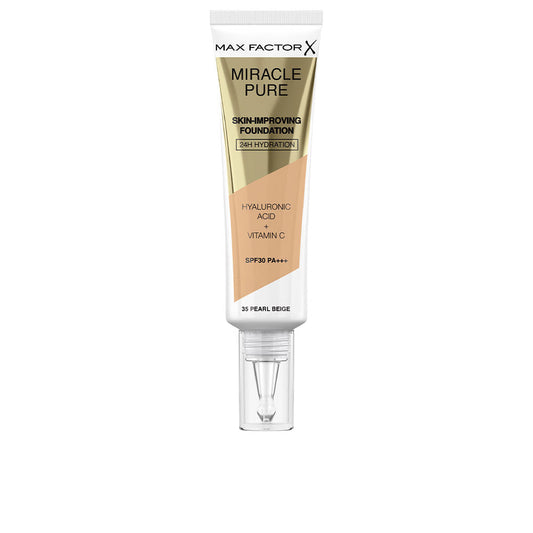 Max Factor Miracle Pure Foundation Spf30 #35-Pearl Beige - Salevare.com