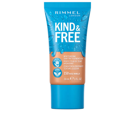 Rimmel London Kind & Free Skin Tint Foundation #150-Rose Vanilla - Salevare.com
