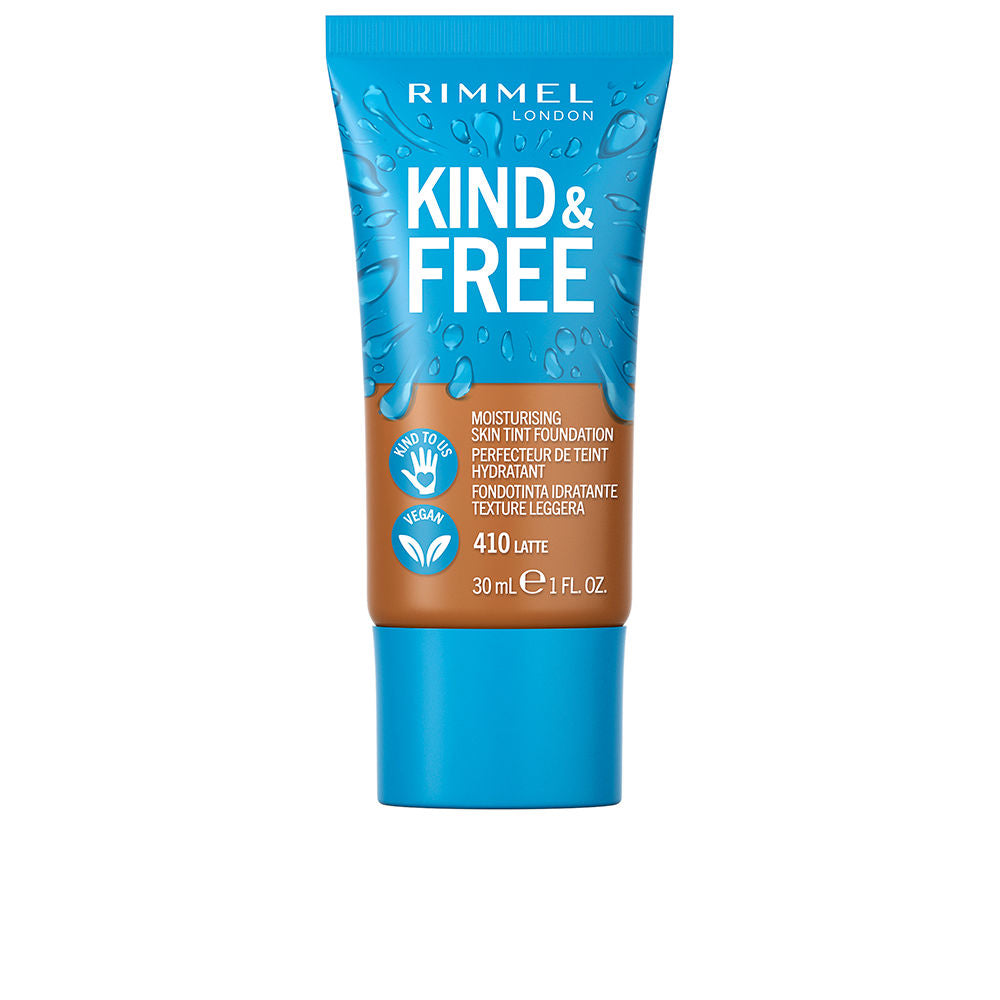 Rimmel London Kind & Free Skin Tint Foundation #410-Latte - Salevare.com