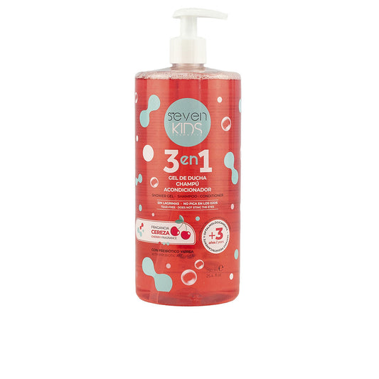 SEVEN KIDS gel champú 3 en 1 #cereza 750 ml
