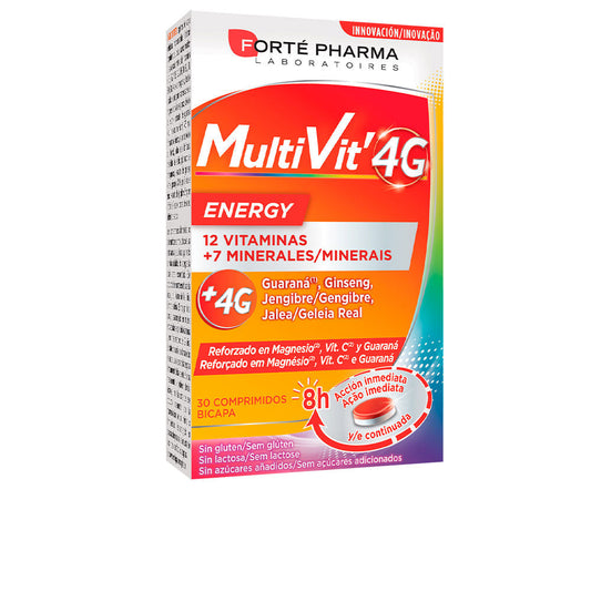Forté Pharma Multivit 4G Energy 30 Comprimidos - Salevare.com
