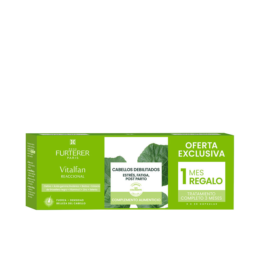 Rene Furterer Vitalfan Fall Food Supplement Lot 3 X 30 Capsules