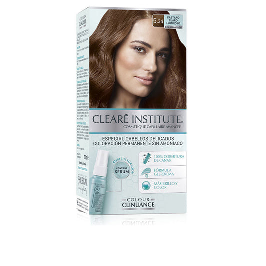 Clearé Institute Colour Clinuance Delicate Hair #5.34-Luminous Light Brown 1 U