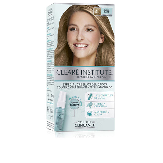 Clearé Institute Colour Clinuance Delicate Hair #8.0-Light Blonde 1 Unit