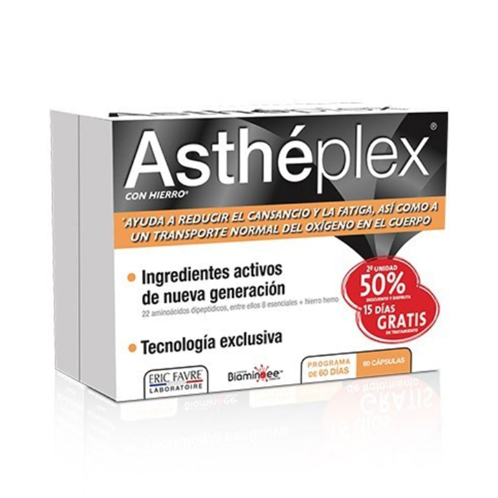 Eric Favre Asthéplex Programa 30 Días 2 X 30 Cápsulas - Salevare.com