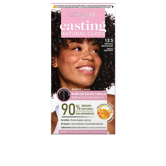 L'Oréal Paris Casting Natural Gloss #123-Negro Brownie 180 Ml