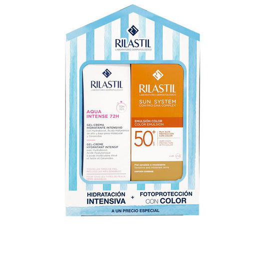 AQUA INTENSE 72H + PROTECTOR SOLAR SPF50 ESTUCHE 2 pz