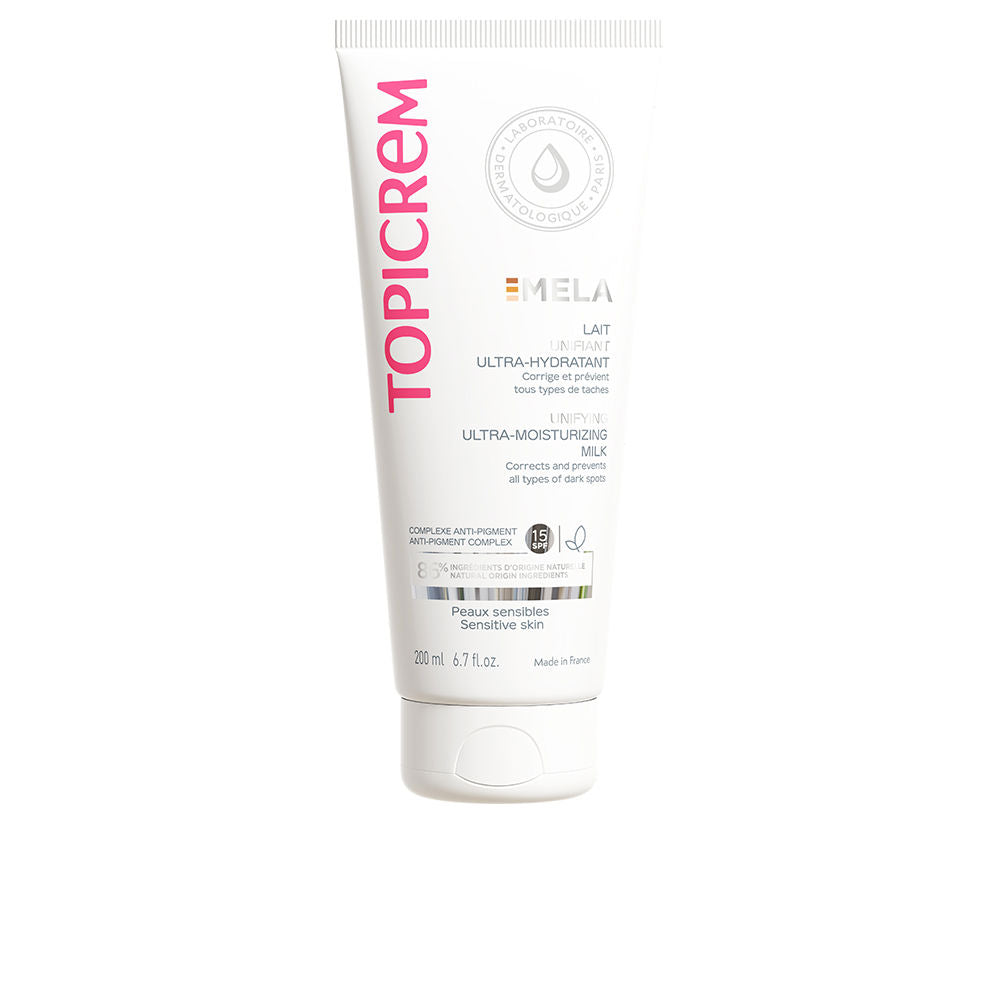 Topicrem Mela Ultra-Moisturizing Unifying Body Milk Spf15+ 200 Ml - Salevare.com