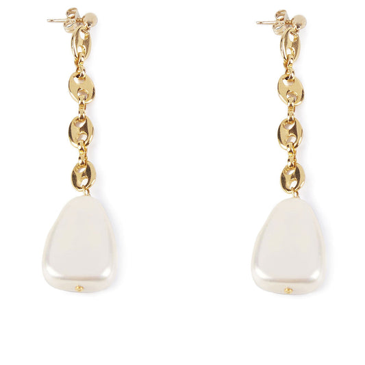 Shabama Barton Earrings #Shiny Gold 1 U - Salevare.com