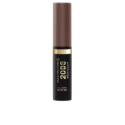Max Factor 2000 Calorie Volumising Brow Gel #001-Soft Brown 4.5Ml - Salevare.com