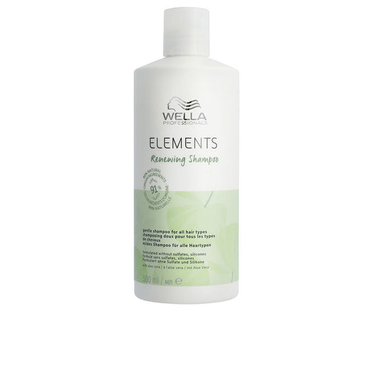 Wella Professionals Elements Sulfate-Free Gentle Renewing Shampoo For All Hair Types 500 Ml