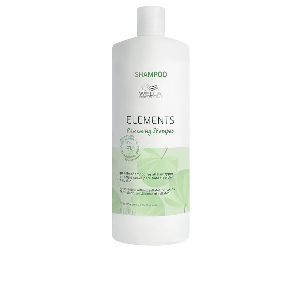 Wella Professionals Elements Sulfate-Free Gentle Renewing Shampoo For All Hair Types 1000 Ml