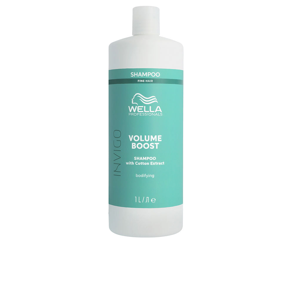 Wella Professionals Invigo Volume Boost Shampoo Hair Without Volume 1000 Ml