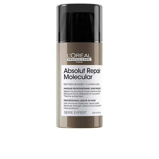 L'Oréal Professionnel Paris Absolut Repair Molecular Professional Repairing Leave-In Mask For Damaged Hair 100 Ml