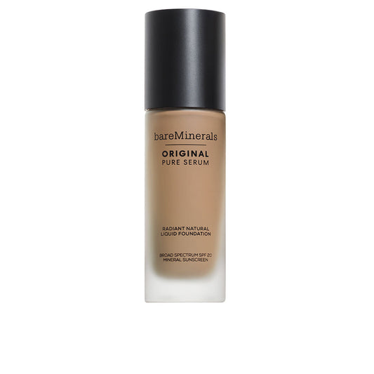 Bare Minerals Original Pure Serum Liquid Foundation #Medium Cool 3.5 30 Ml - Salevare.com