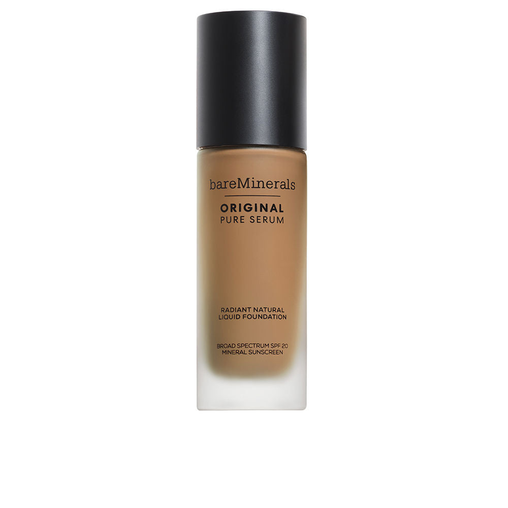 Bare Minerals Original Pure Serum Liquid Foundation #Medium Deep Warm 4 30 Ml - Salevare.com