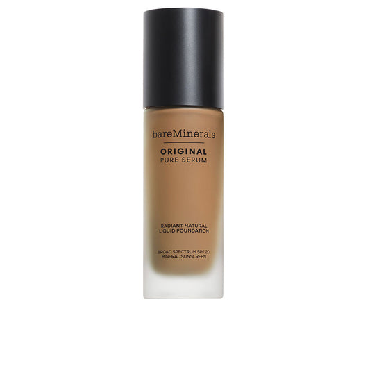 Bare Minerals Original Pure Serum Liquid Foundation #Medium Deep Warm 4 30 Ml - Salevare.com