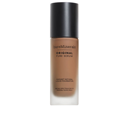 Bare Minerals Original Pure Serum Liquid Foundation #Medium Deep Cool 4.5 30 Ml - Salevare.com