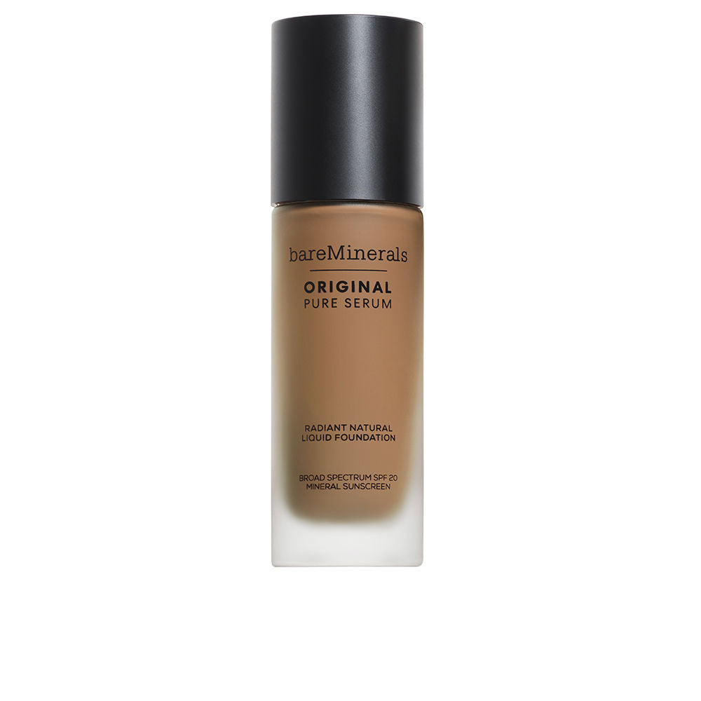 Bare Minerals Original Pure Serum Liquid Foundation #Medium Deep Neutral 4.5 30 Ml - Salevare.com
