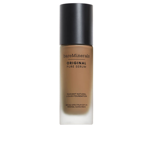 Bare Minerals Original Pure Serum Liquid Foundation #Medium Deep Neutral 4.5 30 Ml - Salevare.com