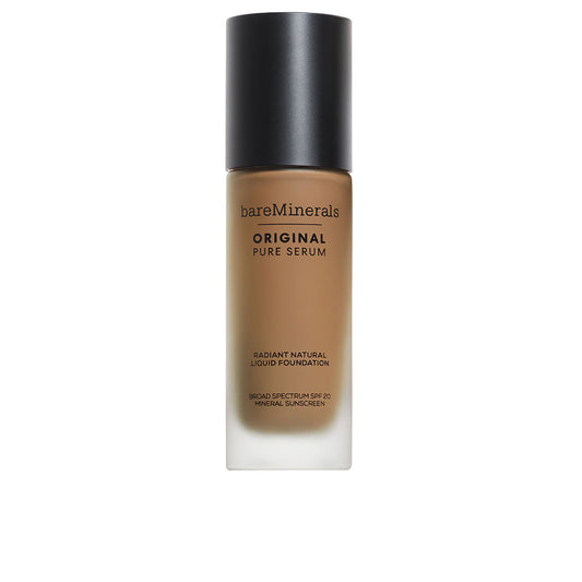 Bare Minerals Original Pure Serum Liquid Foundation #Medium Deep Warm 4.5 30 Ml - Salevare.com