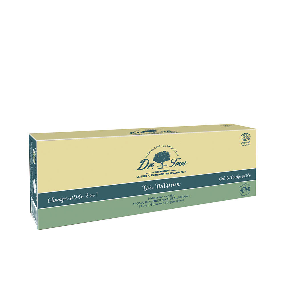 Dr. Tree Natural Solid Shampoo And Gel Nutrition Sensitive Skin Case 2 Pcs