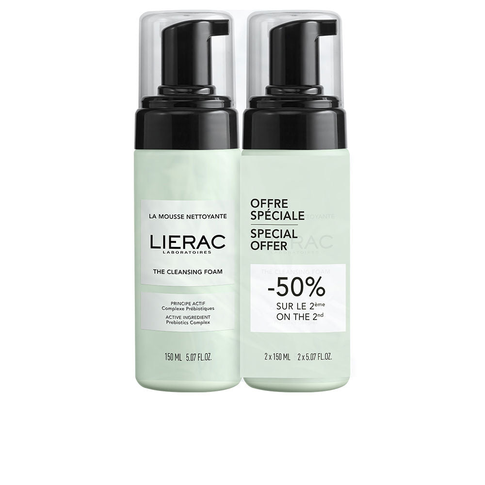 Lierac Makeup Remover Cleansing Foam Pack 2 X 150 Ml - Salevare.com