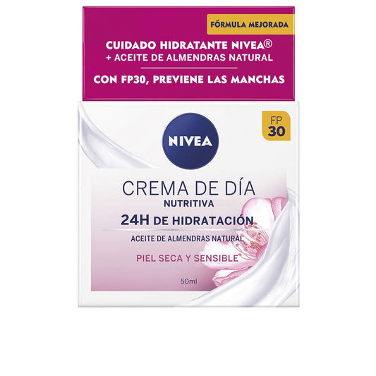 Nivea Nourishing Day Cream Hydration And Nutrition Spf30 50 Ml - Salevare.com