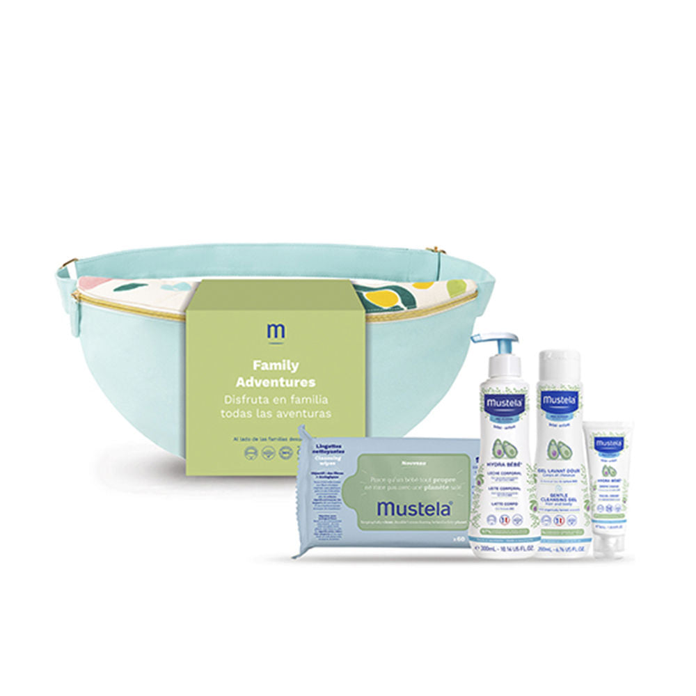 Mustela Banana Bag Family Adventure Pastel Case 5 Pcs - Salevare.com